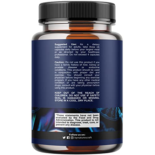 Prenatal Multivitamin Male Fertility Supplement - Mens Fertility Supplement with L-Arginine D-Aspartic Acid and Maca Root Prenatal Vitamins for Enhanced Motility Volume Potency and Fertility Support Natures CraftUS supplements
