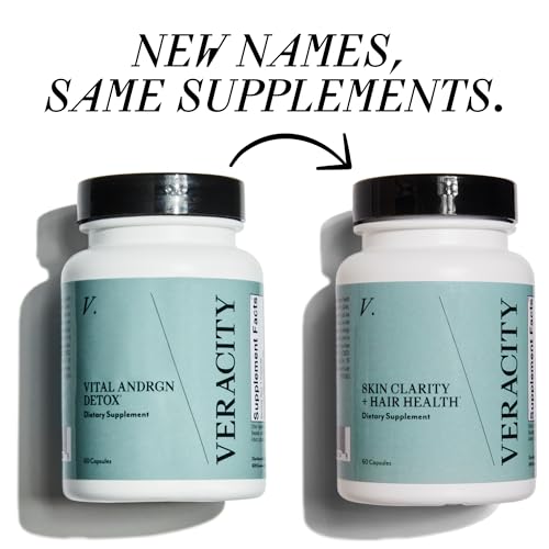 VERACITY SELFCARE Androgen Detox Fatigue Ease, Hair Growth Supplement, Hormone Balance VERACITY SELFCAREUS supplements