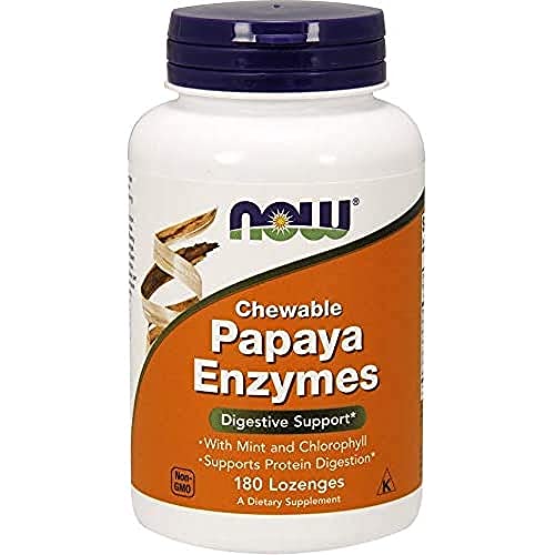 NOW FOODS Papaya Enzyme Chewable, 180 Count NOW FOODSUS supplements