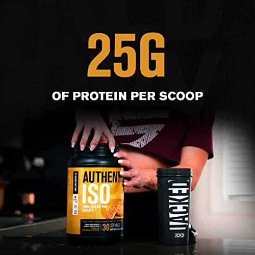 Authentic ISO Grass Fed Whey Protein Isolate Powder - Low Carb, Non-GMO Muscle Jacked FactoryUS supplements