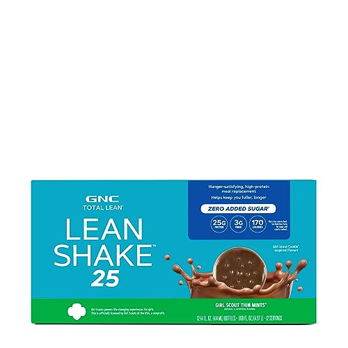 GNC Total Lean | Lean Shake 25, To Go Bottles | Low-Carb Protein Shake to Improve Weight GNCUS supplements