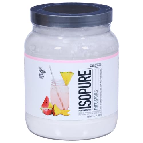 Isopure Protein Powder, Clear Whey Isolate Protein, Post Workout Recovery Drink Mix IsopureUS supplements
