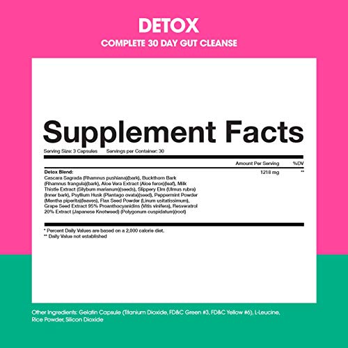 Obvi Detox, Flush Out and Eliminate Toxins, Support Weight Loss, Cleanse Colon, Packed ObviUS supplements