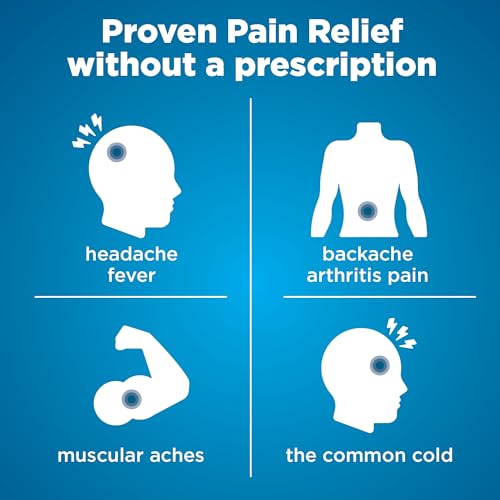 Amazon Basic Care Ibuprofen Tablets 200 mg, Pain Reliever/Fever Reducer, Body Aches Amazon Basic CareUS supplements