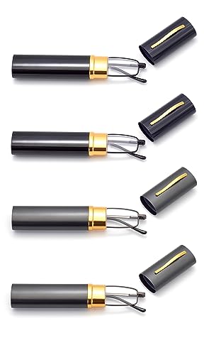 HIGHLIKE 4-Pack Slim Pocket Reading Glasses Men Women, Compact Readers Super Clear HIGHLIKEUS supplements