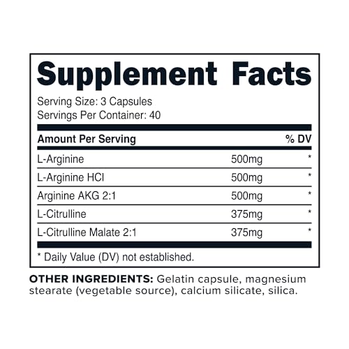 Primaforce Nitric Oxide Booster (2,250mg, 120 Capsules) - 40 Servings of Our High Potency PrimaforceUS supplements