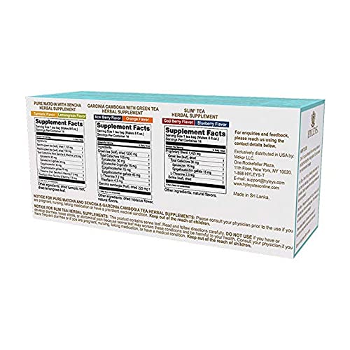 HYLEYS Tea for Cleanse and Weight Loss - New 14 Day Weight Loss Kit - 42 Tea Bags HYLEYSUS supplements