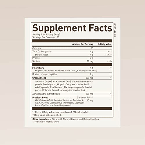 ROUNDHOUSE PROVISION Morning Kick, Powder Supplement for Healthy Digestion ROUNDHOUSE PROVISIONUS supplements