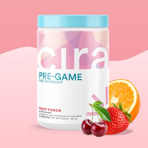 Cira Pre-Game Pre Workout Powder for Women - Preworkout Energy Supplement for Nitric CiraUS supplements