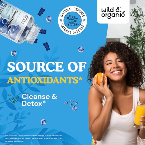 Wild & Organic Glutathione Gummies - Reduced Glutathione for Liver Cleanse & Antioxidants Wild & OrganicUS supplements
