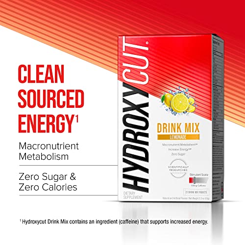 Hydroxycut Drink Mix Weight Loss Supplements, Lemonade, 21 Count (Pack of 1) HydroxycutUS supplements