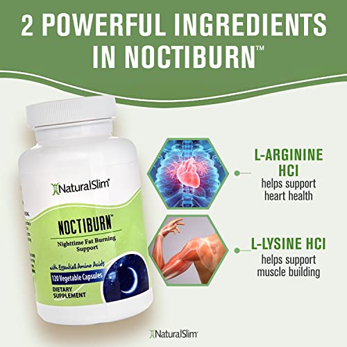 NaturalSlim NoctiBurn Night Fat Burning Support & Metabolism Support Supplements with Essentials NaturalSlimUS supplements
