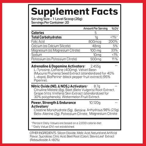Advanced Molecular Labs - Preworkout Powder, Increases Drive, Performance Enhancer AML ADVANCED MOLECULAR LABSUS supplements