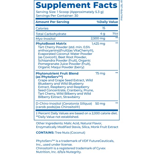 POWERLIFE Tony Horton - Foundation Phytonutrients - Myo-Inositol & D-Chiro-Inositol POWERLIFEUS supplements