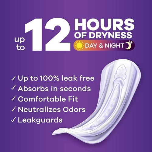 Always Discreet Adult Moderate Long Incontinence Pads, Up to 100% Leak Always DiscreetUS supplements