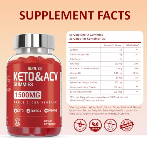 DDUYIE Keto ACV Gummies Advanced Weight Loss - 1500mg Keto ACV Gummies DDUYIEUS supplements