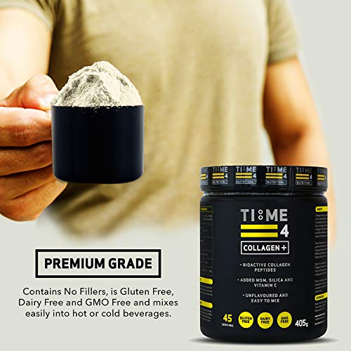 Time 4 Collagen + 45 Servings – Pure Hydrolysed Collagen Powder for Women & Men Time 4 NutritionUS supplements