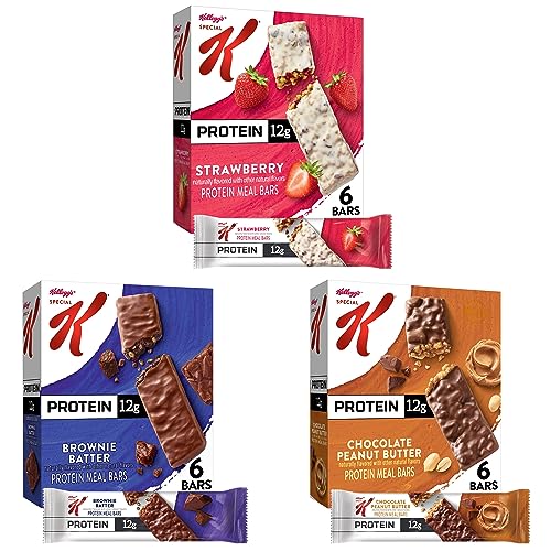 Kellogg's Special K Protein Meal Bars, Meal Replacement, Bulk Protein Snacks, Variety Pack Special KUS supplements