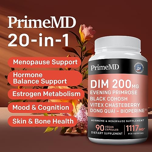 20-in-1 Menopause Supplements for Women - Dim Supplement Women - Estrogen Supplement PrimeMDUS supplements