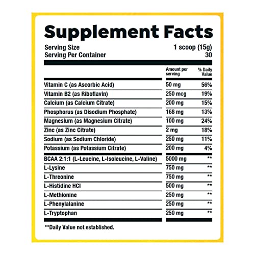 HTLT Supps Perilyte | EAA + BCAA + Electrolytes, 1 LB, 30 Servings (Tropical Fruit Punch) HTLT SuppsUS supplements