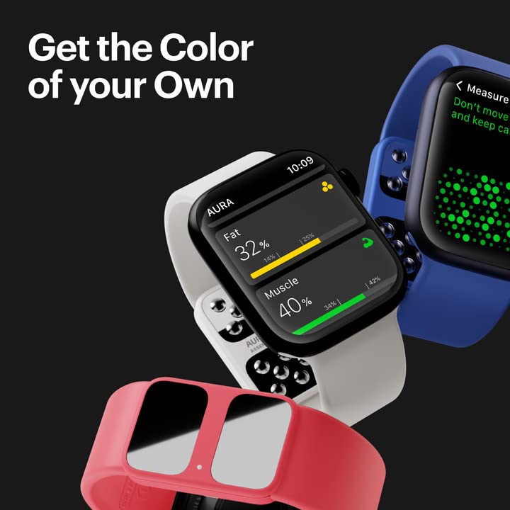 AURA Strap 2 Compatible w Apple Watch – for Body Fat, BMI & Weight Loss - Body Composion AURA StrapUS supplements