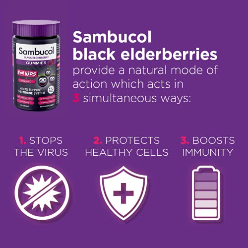 SAMBUCOL KIDS GUMMIES 30'S, 30 Count (Pack of 1) SambucolUS supplements