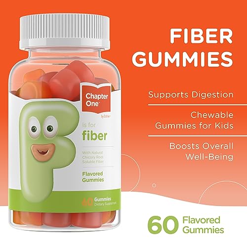 Zahler - Fiber Gummies for Adults & Kids (60 Count) Certified Kosher Adult & Kids Fiber Gummy ZahlerUS supplements