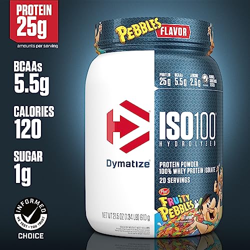 Dymatize ISO100 Hydrolyzed Protein Powder, 100% Whey Isolate, 25g of Protein DymatizeUS supplements