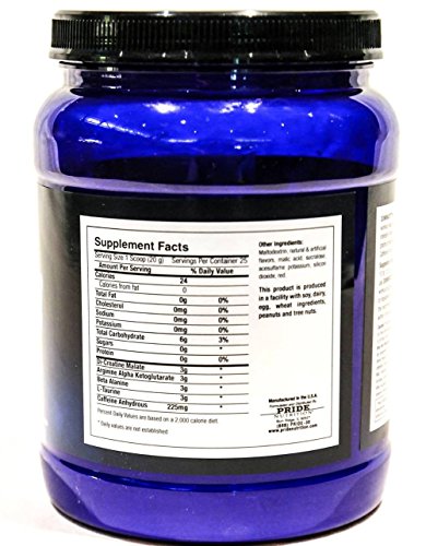 #1 Pre Workout - Dominate X 500g- Best Nitric Oxide & Creatine Pre-Workout Formula Pride NutritionUS supplements