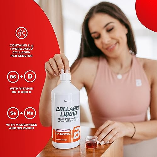 BioTechUSA Collagen Liquid, Flavored Dietary Supplement Drink with Collagen, Vitamins BioTechUSAUS supplements