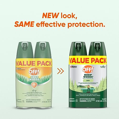 OFF! Deep Woods Insect Repellent Aerosol, Dry, Non-Greasy Formula, Bug OFF!US supplements