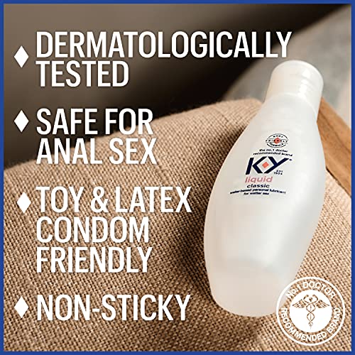 K-Y Liquid Personal Water Based Lubricant, 2.5 oz K-YUS supplements