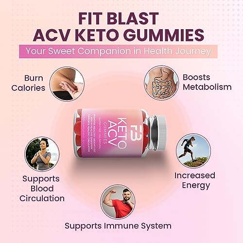 FIT BLAST Keto ACV Gummies Advanced Weight Loss, Organic 1000Mg Keto Apple Cider FIT BLASTUS supplements