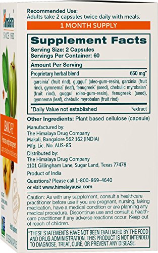 Himalaya LeanCare with Garcinia Cambogia for Weight Management, 600 mg, 1 Month Supply Himalaya Herbal HealthcareUS supplements