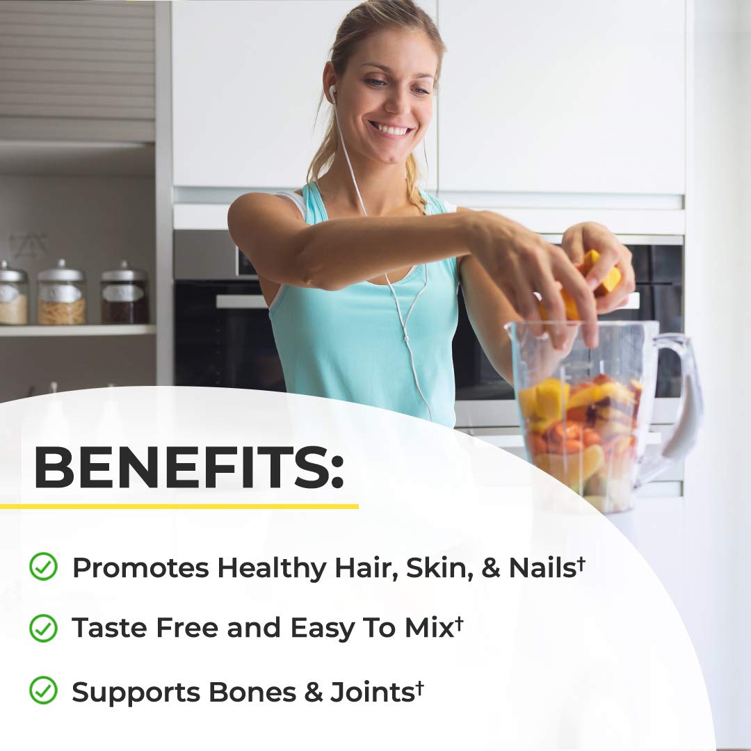 Collagen Peptides Powder - Grass Fed, Pasture Raised with Aminos - Promotes Healthy BioSchwartzUS supplements