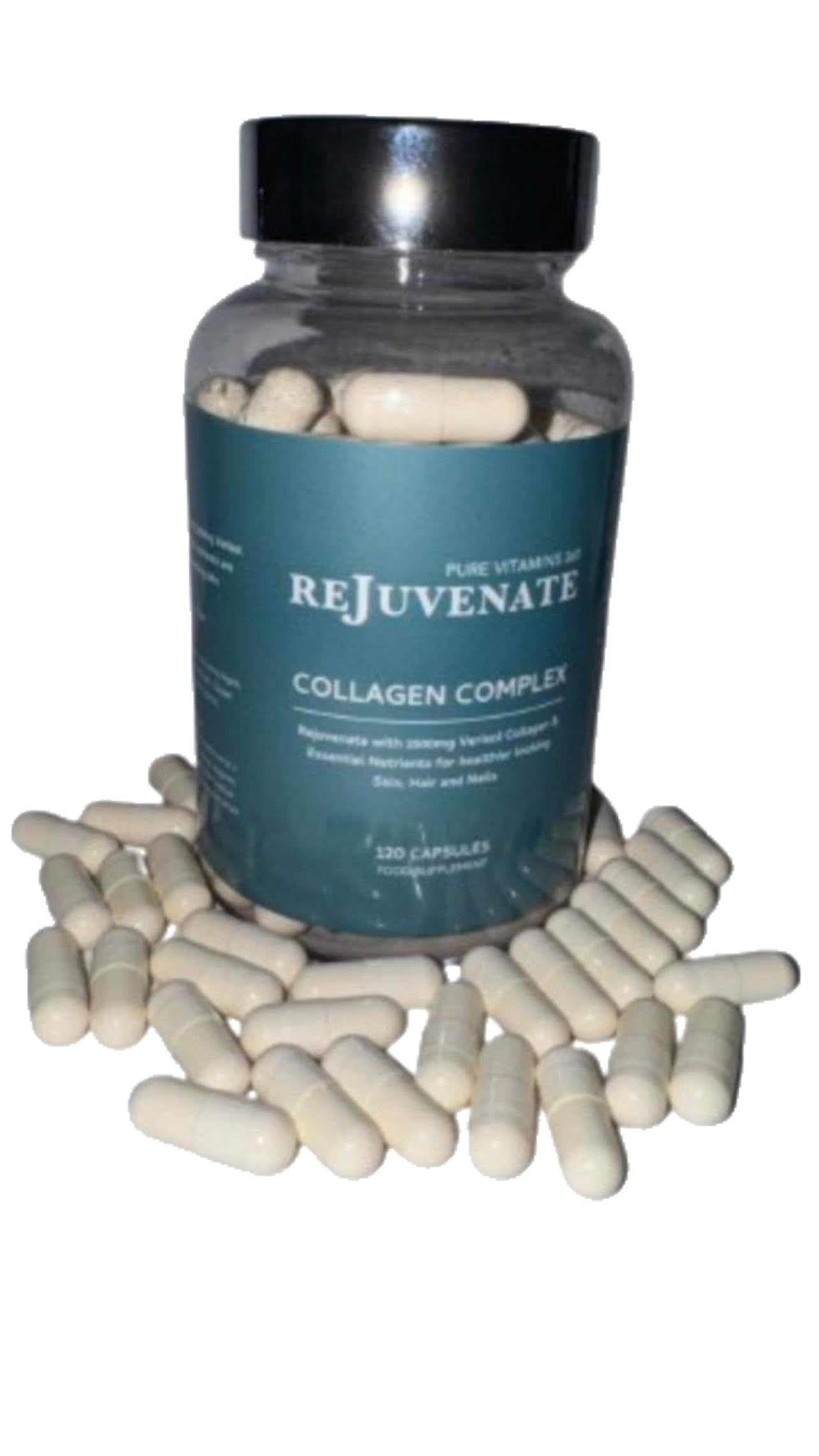 Rejuvenate premium Collagen Capsules - 2500mg High Strength Verisol Bovine Collagen Supplement GenericUS supplements