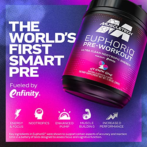 MuscleTech Pre Workout Powder EuphoriQ PreWorkout Smart Pre Workout Powder MuscleTechUS supplements