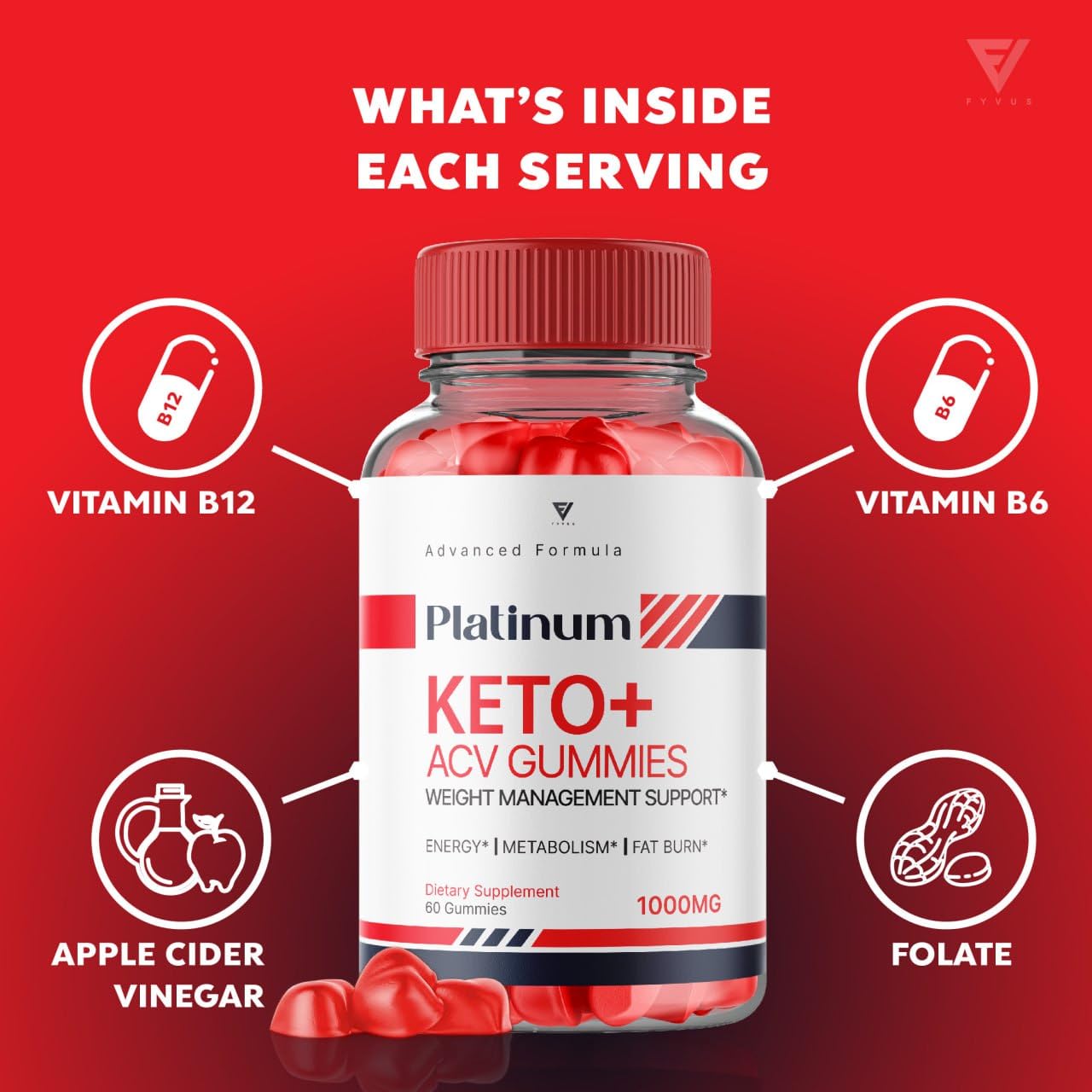 (3 Pack) Platinum Keto ACV Gummies, Platinum Keto ACV Gummies Advanced Weight Loss KohzieUS supplements