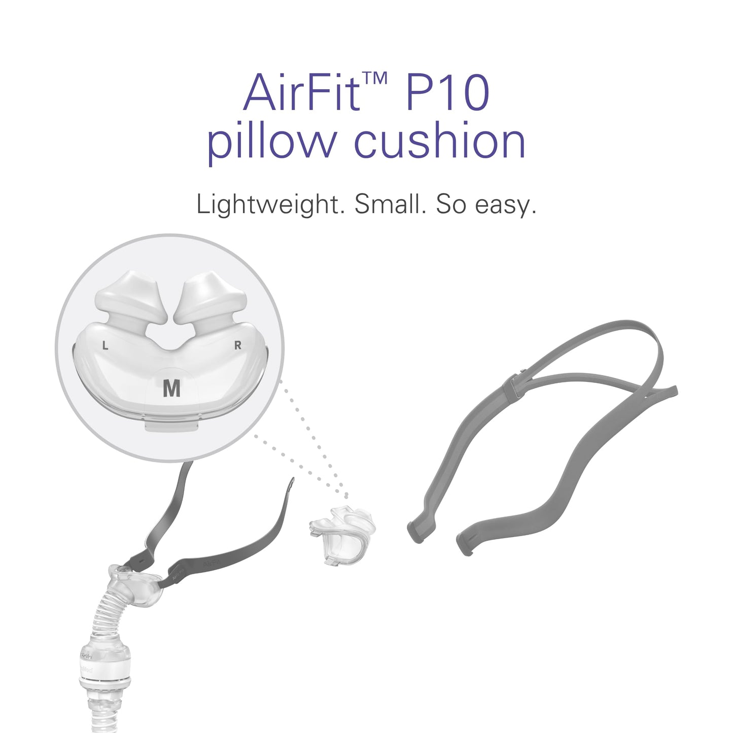 ResMed AirFit P10 Nasal Pillow Replacement Cushion - Medium ResMedUS supplements