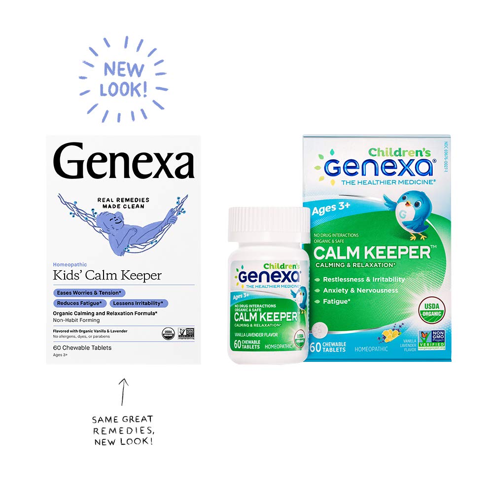 Genexa Kid's Calm Keeper Stress Relief for Kids | Relaxation Aid for Children - Certified GenexaUS supplements