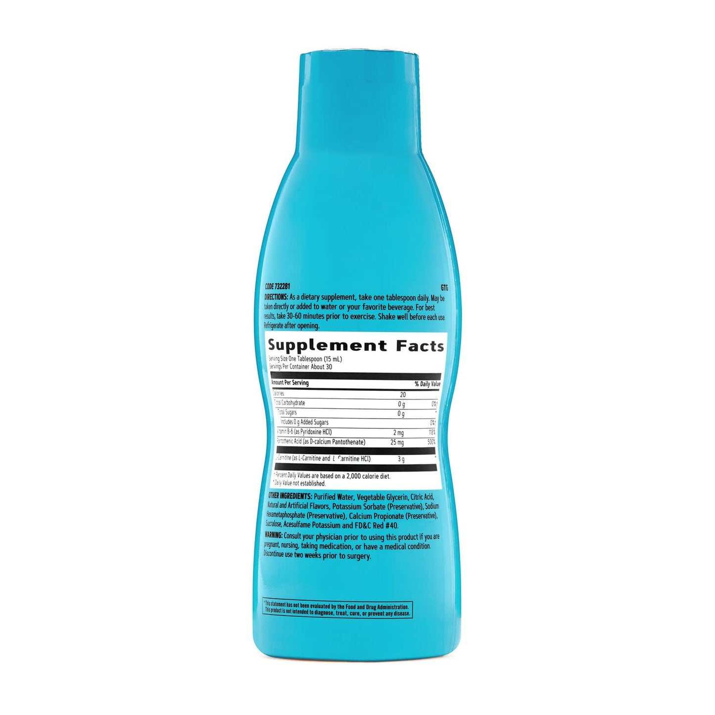 GNC Total Lean Triple Strength L-Carnitine Liquid | Supports Fatty Acid Metabolism GNCUS supplements