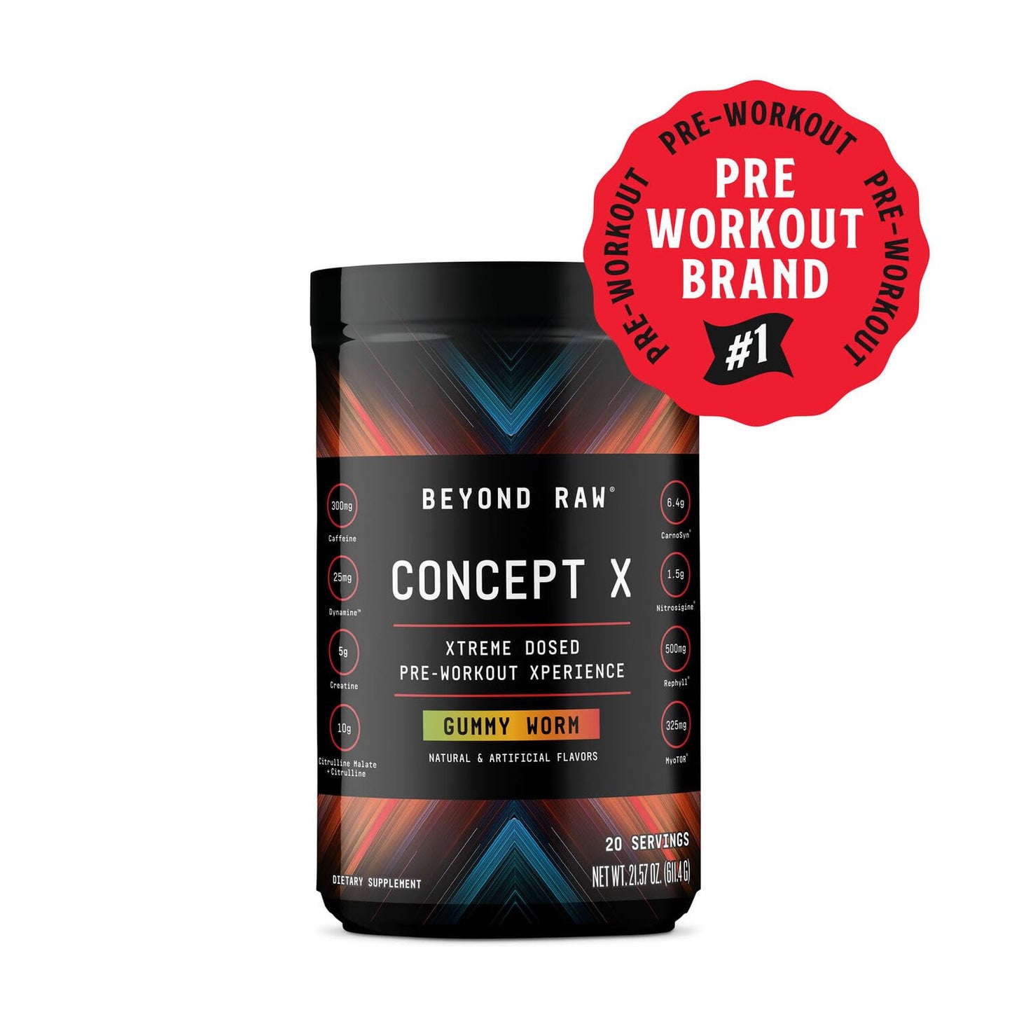 Beyond Raw Concept X - Gummy Worm - 20.76 oz. BEYOND RAWUS supplements