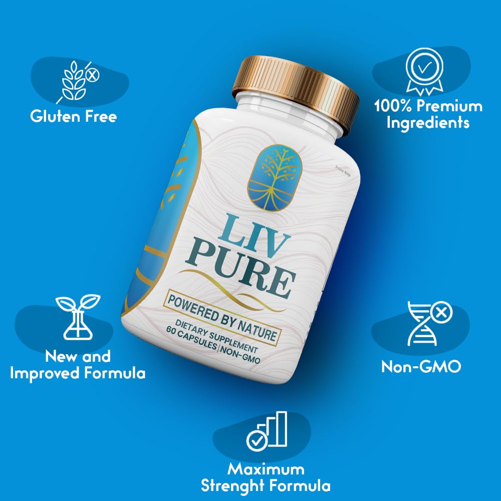 Liv Pure, Liv Pure Powered by Nature, Natural Liver Support Cleanse Recovery Liv Pure Pills Prime NinjaUS supplements