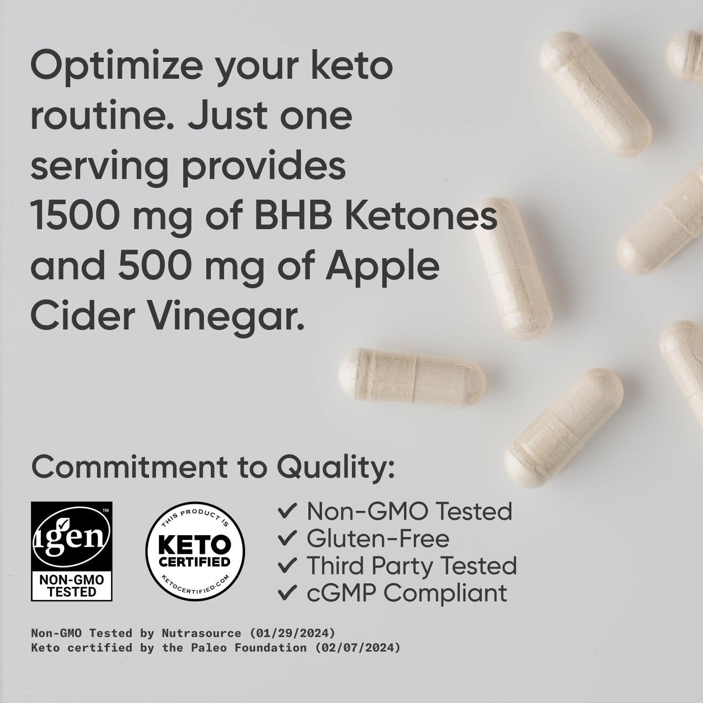 Sports Research® Keto ACV Capsules - Diet Kit System with 500mg of Apple Cider Vinegar Sports ResearchUS supplements