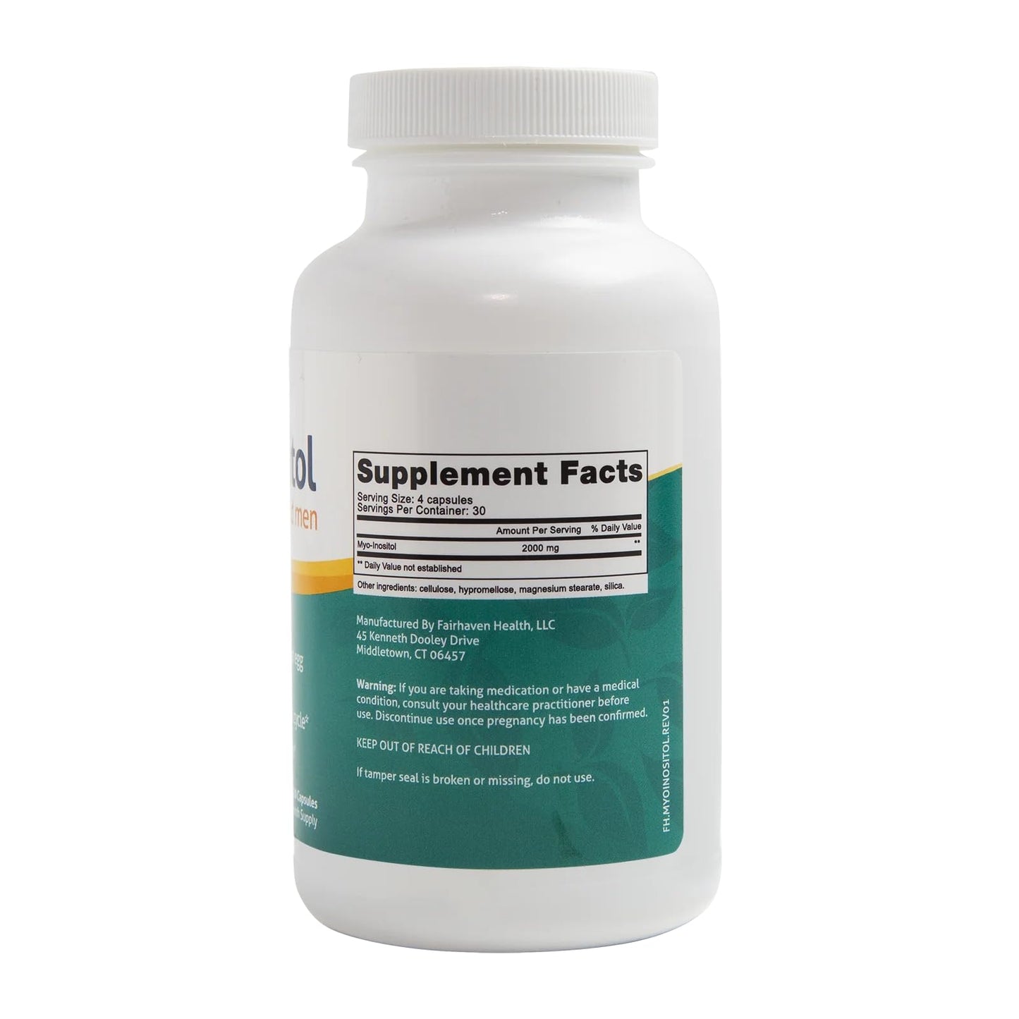Fairhaven Health Myo-Inositol Supplement 2000mg | Male and Female Fertility Supplement Fairhaven HealthUS supplements