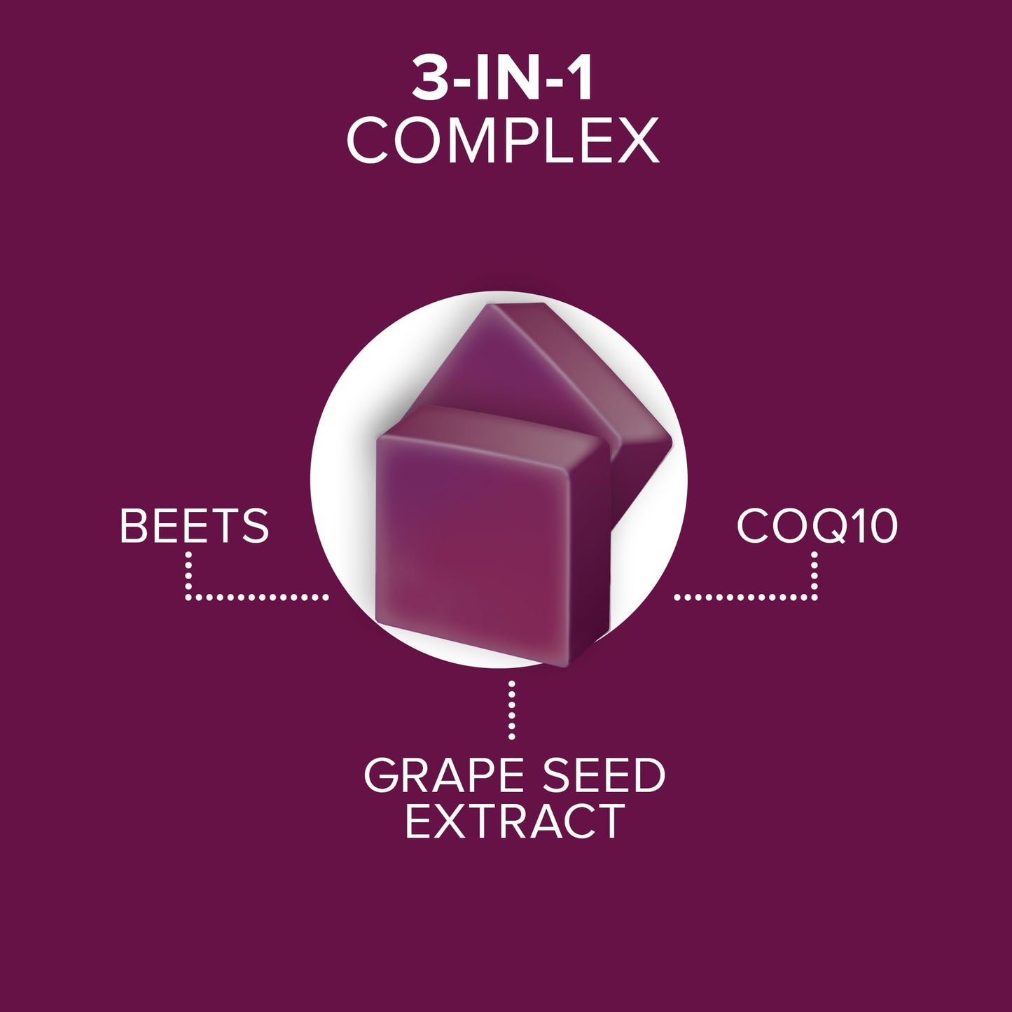 Qunol Beets Chews for Blood Pressure Support, 3 in 1 Beets + CoQ10 + Grape Seed Extract QunolUS supplements