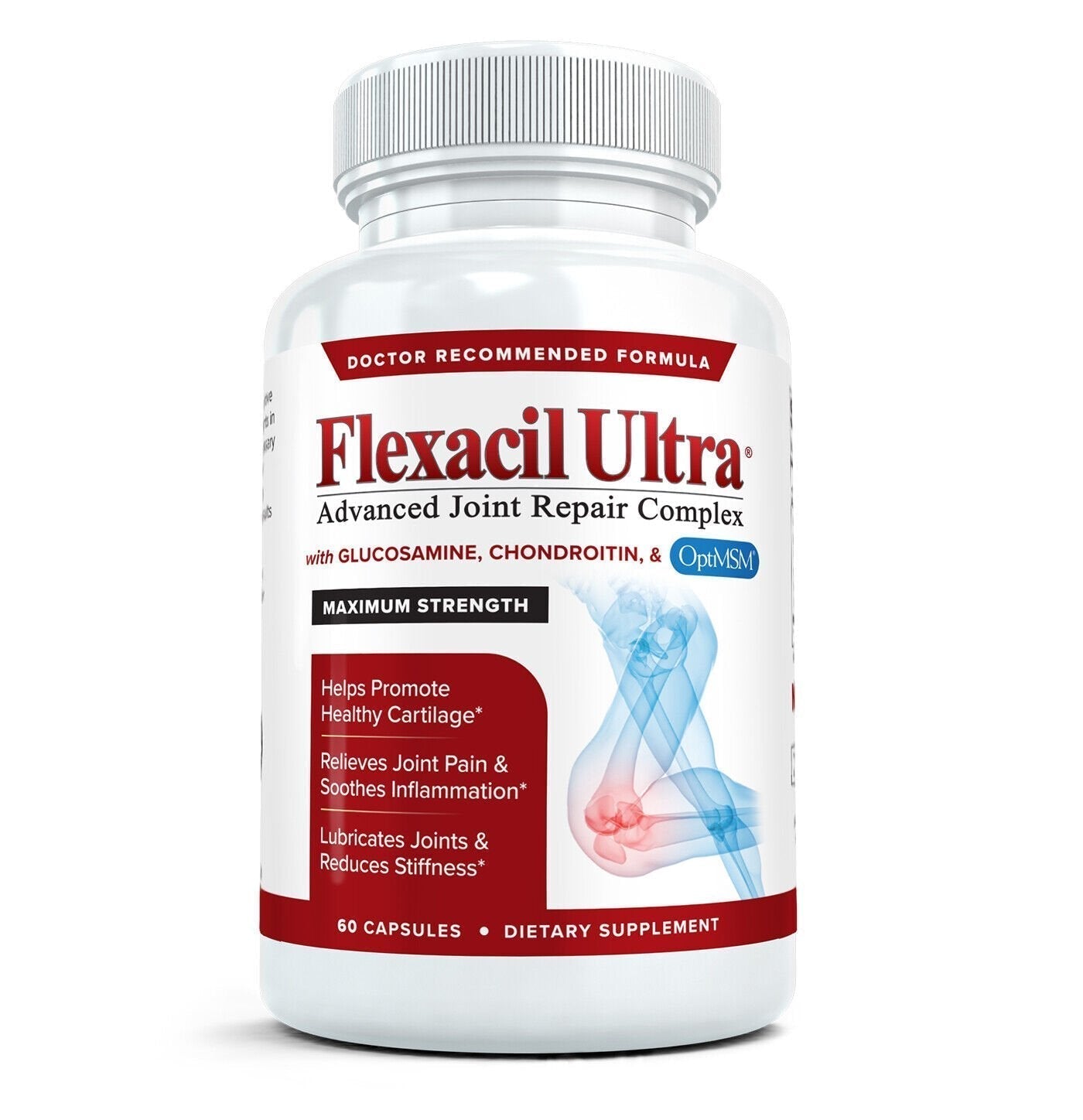 FLEXACIL ULTRA Best Joint Formula, Glucosamine Chondroitin MSM & Hyaluronic Acid Flexacil Ultra StoreUS supplements
