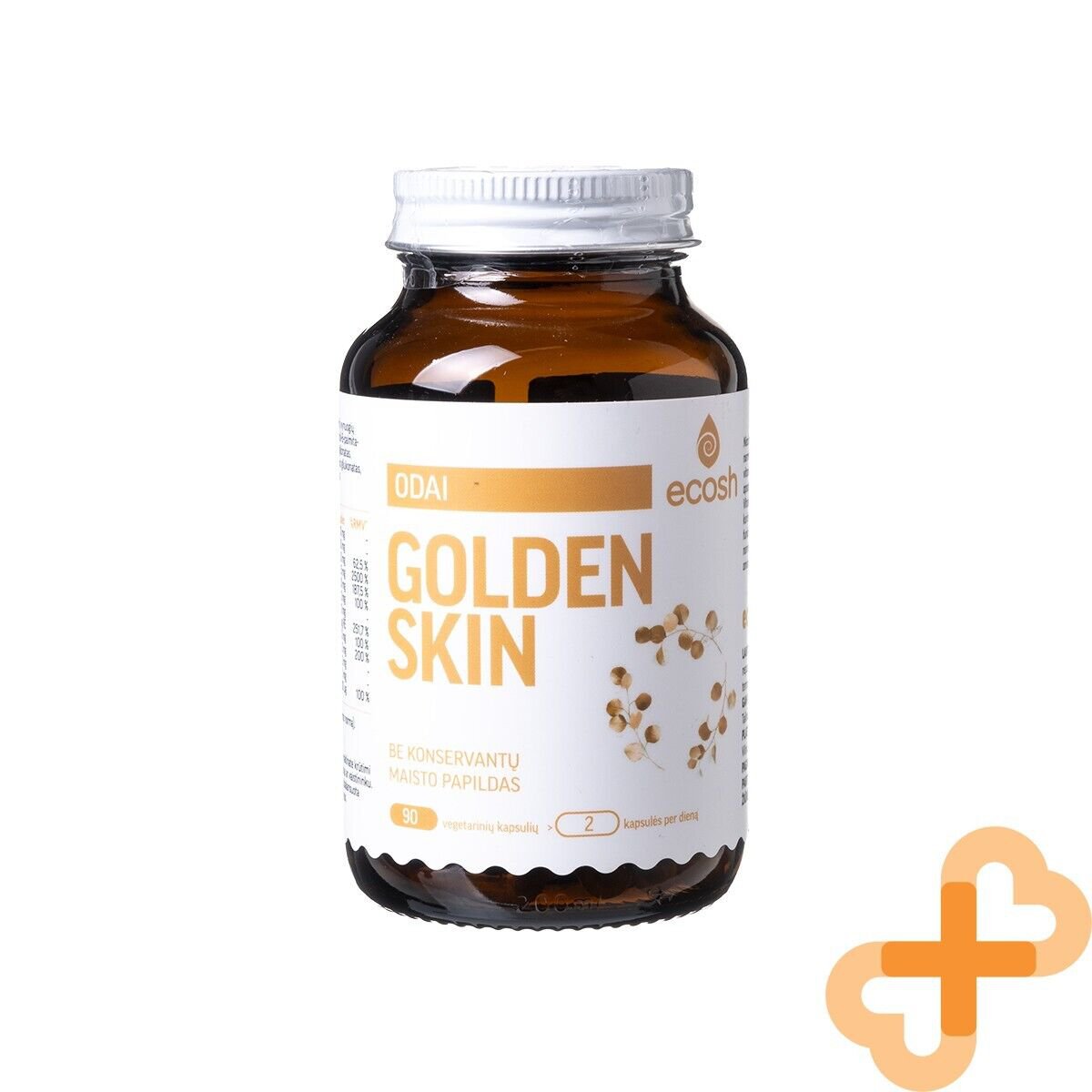 ECOSH GOLDEN Skin 90 Capsules Supplement For Skin and Normal Pigmentation ECOSHUS supplements